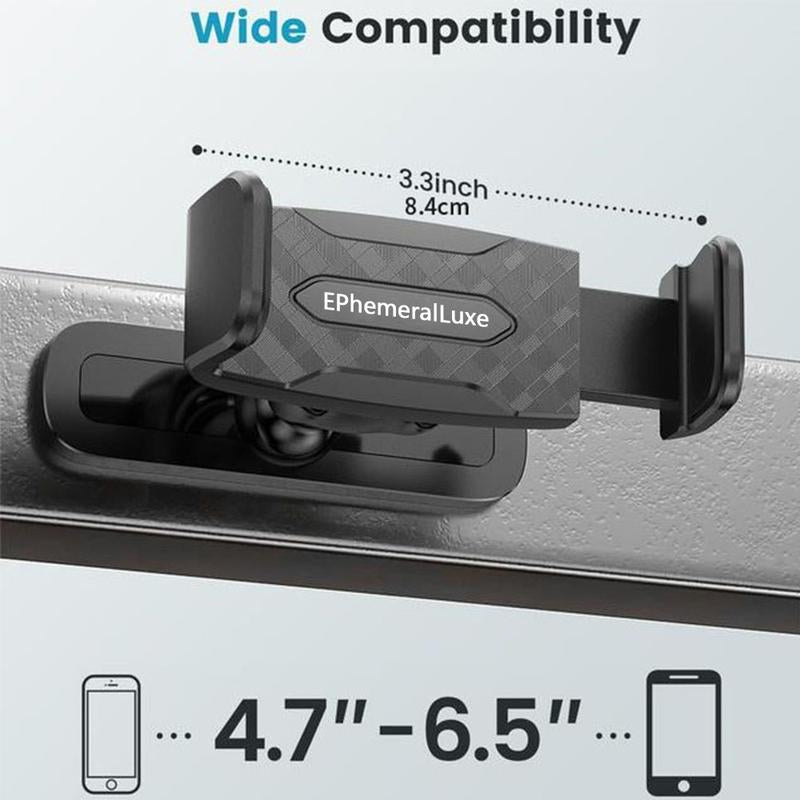 Ephemeralluxe 360 Degree Adjustable Magnetic Phone Holder, Smartphone Cellphone Stand Attach to Metal Surface, Exercise Equipment Accessories Mount